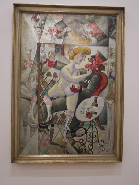 Otto Dix, Souvenirs de la Galerie des Glaces à Bruxelles, 1920